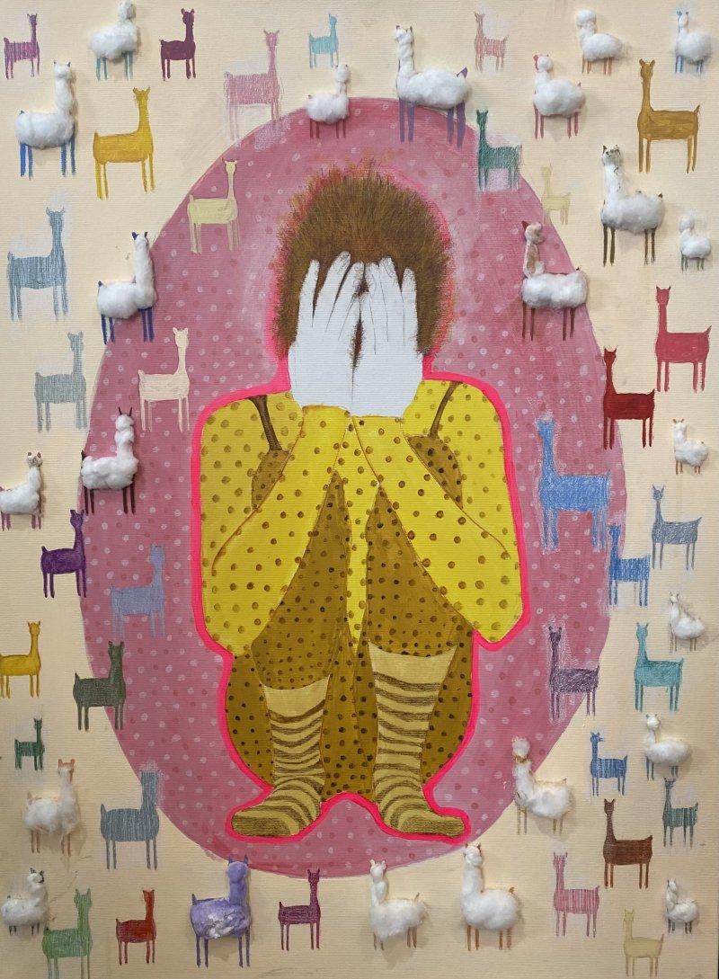 The girl in my mind, Painting Marija VisualArtist