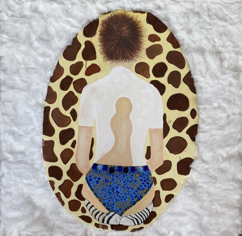 The girl in my mind, Painting Marija VisualArtist