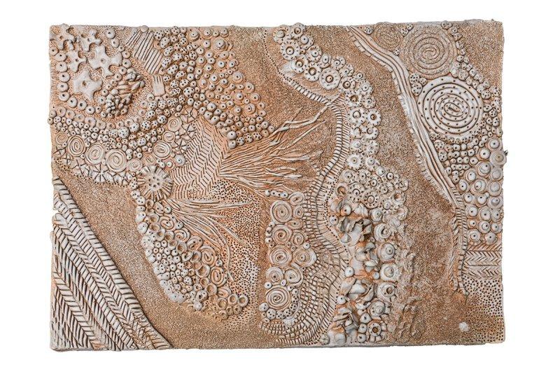 Keramicki biomorfni reljef, Skulptura Marija VisualArtist