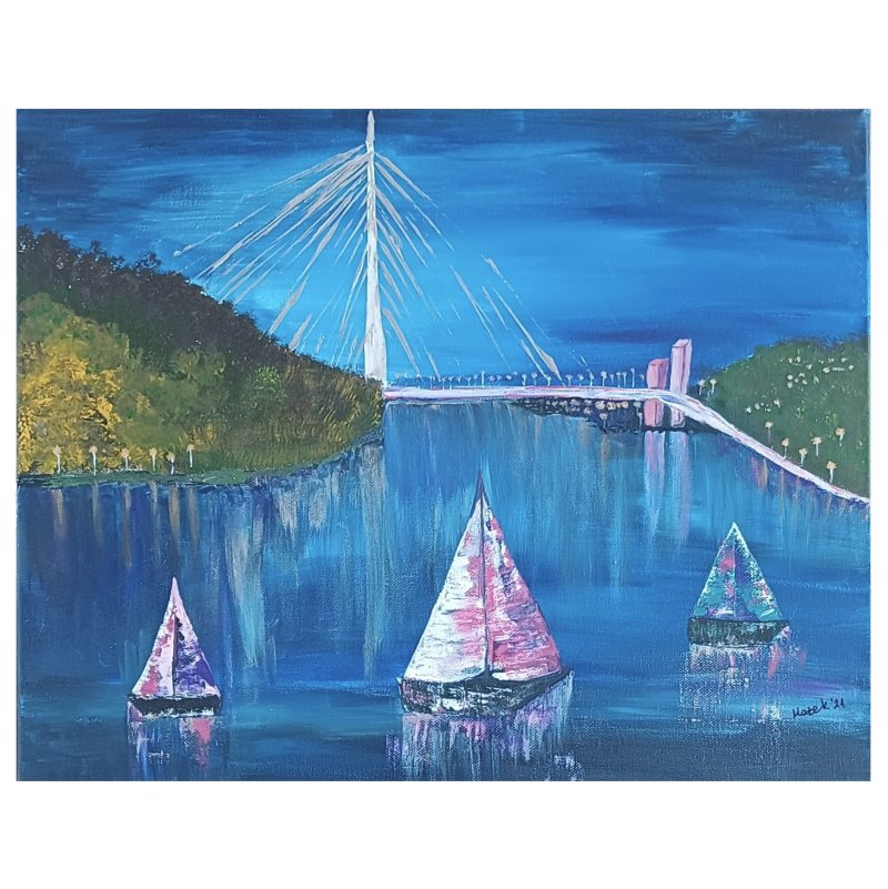 Ada Bridge, Painting Mazek design