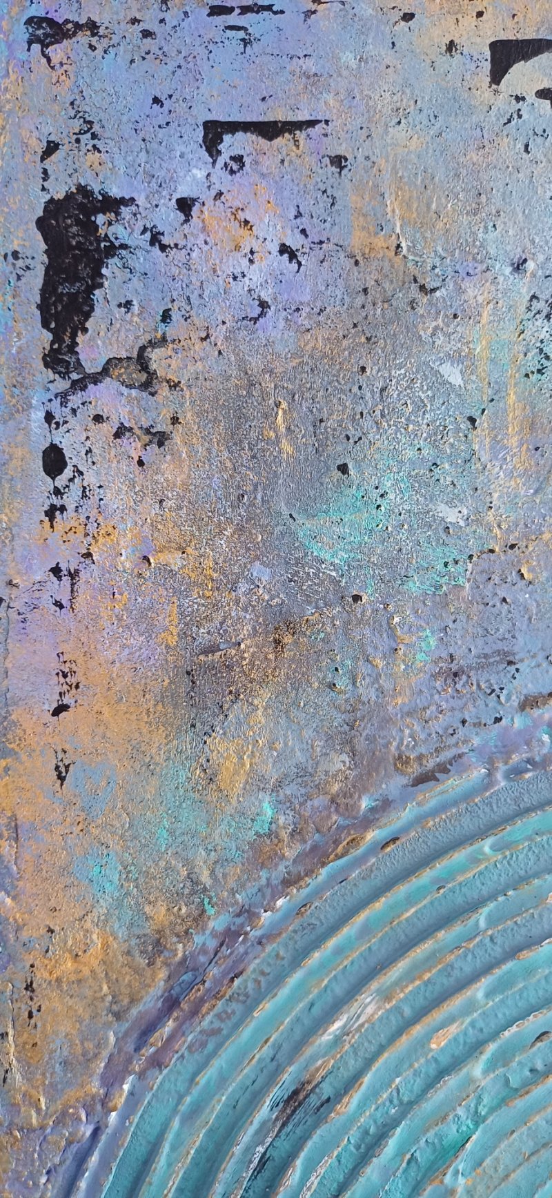 The Turquoise Blue, Painting Mazek design