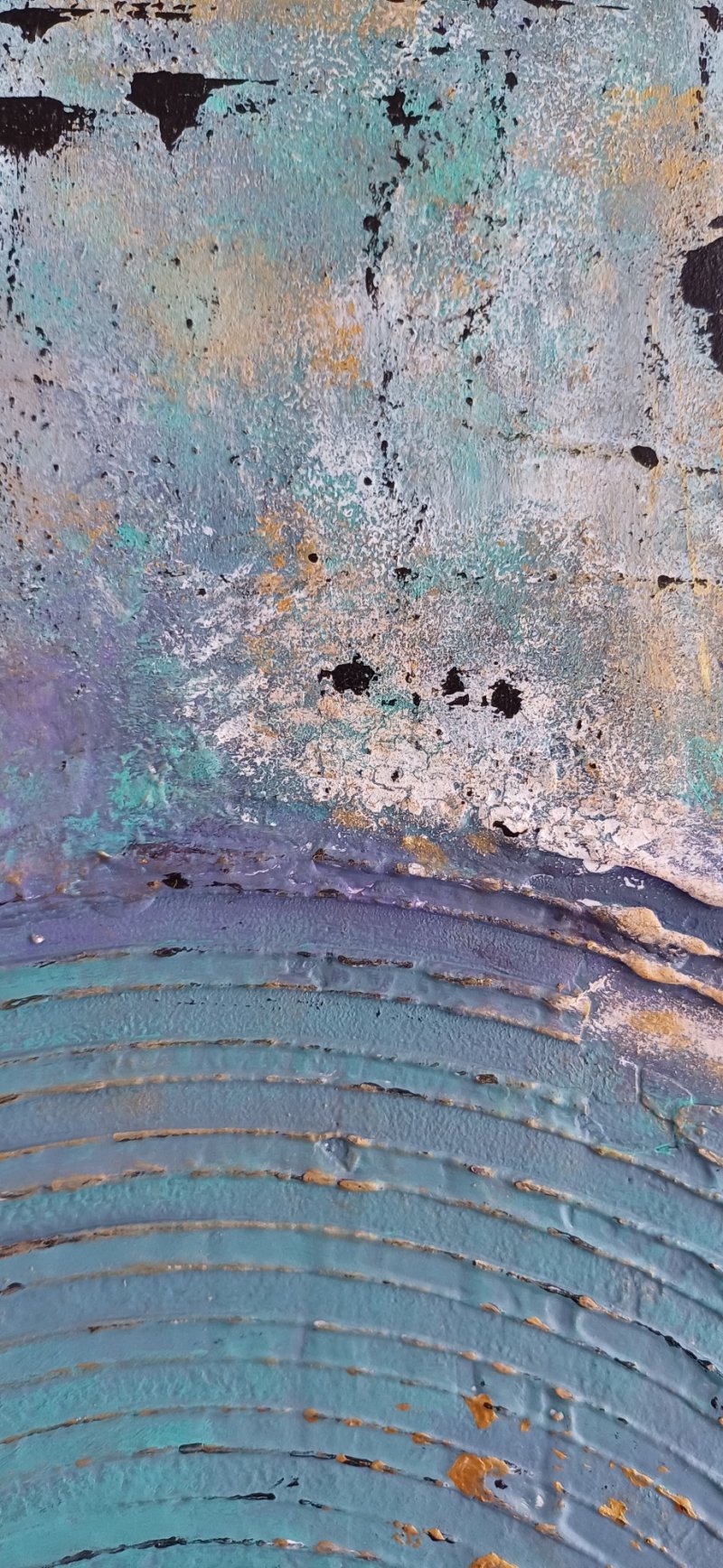 The Turquoise Blue, Painting Mazek design