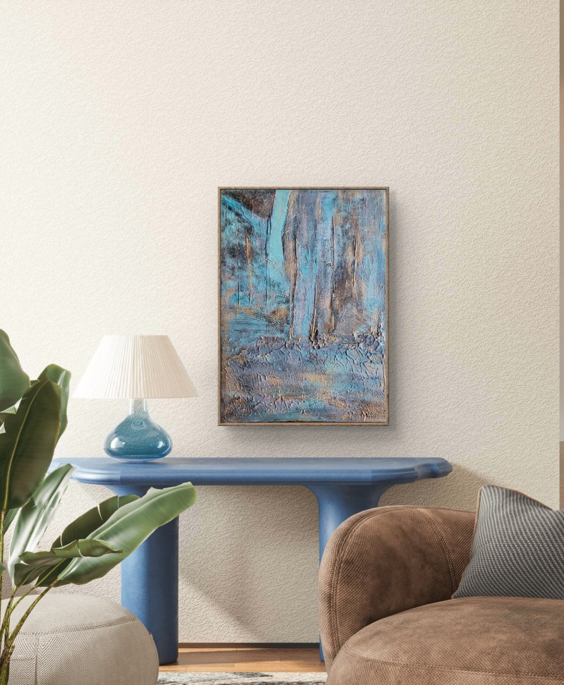 Cliffs by the sea, Painting Mazek design