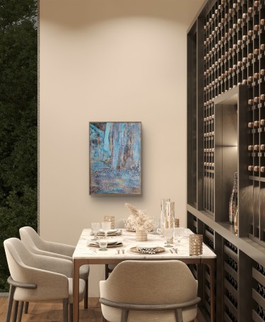 Cliffs by the sea, Painting Mazek design