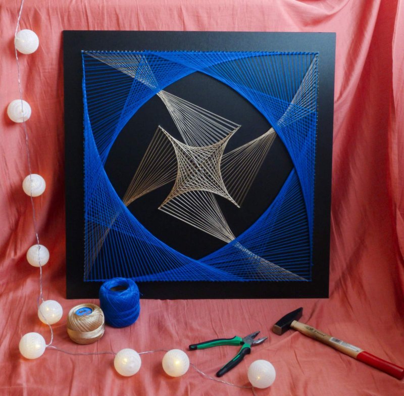 Blue star, Handicraft Vesna Ilic