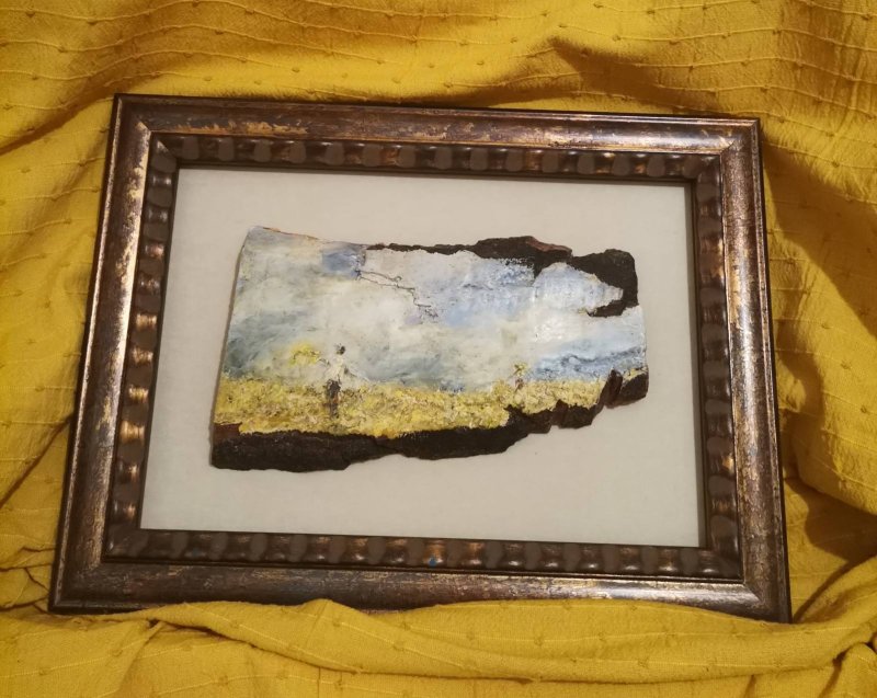 GOLDEN HAPPINES, Painting Slaviša  Petković Panča