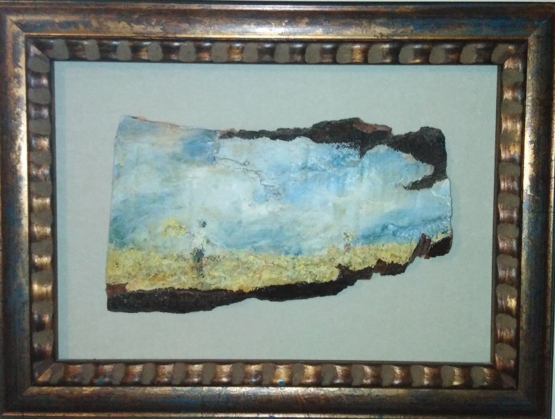 GOLDEN HAPPINES, Painting Slaviša  Petković Panča