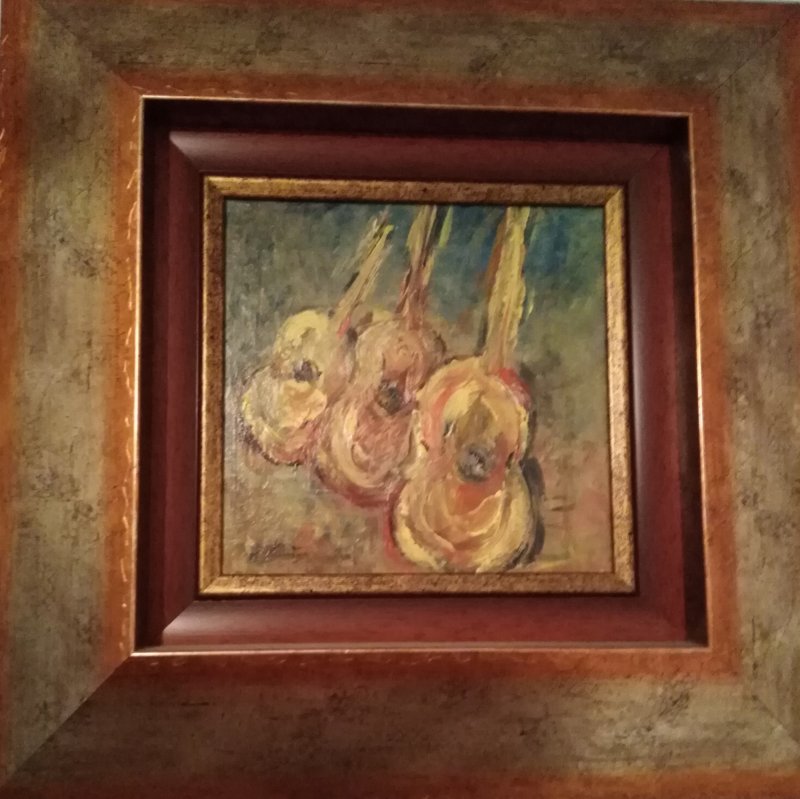 TRES GUITARRAS - THREE GUITARAS, Painting Slaviša  Petković Panča
