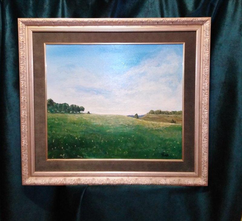 Summer in the homeland, Painting Slaviša  Petković Panča
