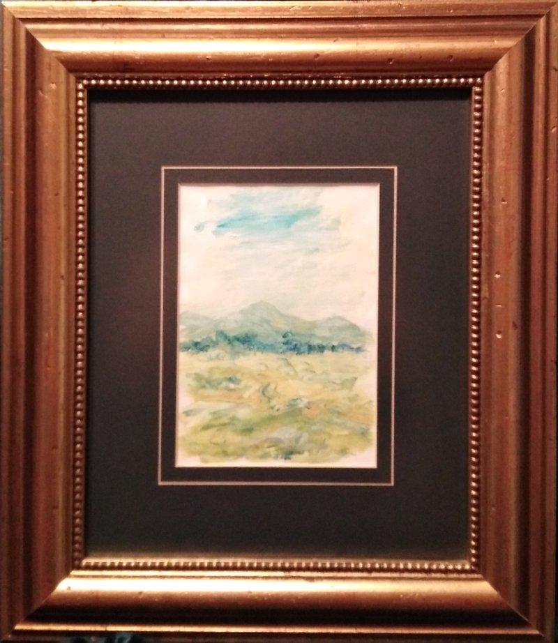 Sunny landscape, Painting Slaviša  Petković Panča