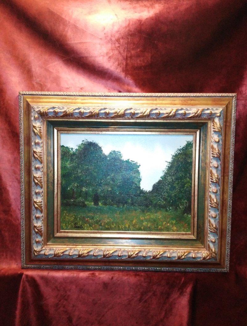 Green summer, Painting Slaviša  Petković Panča