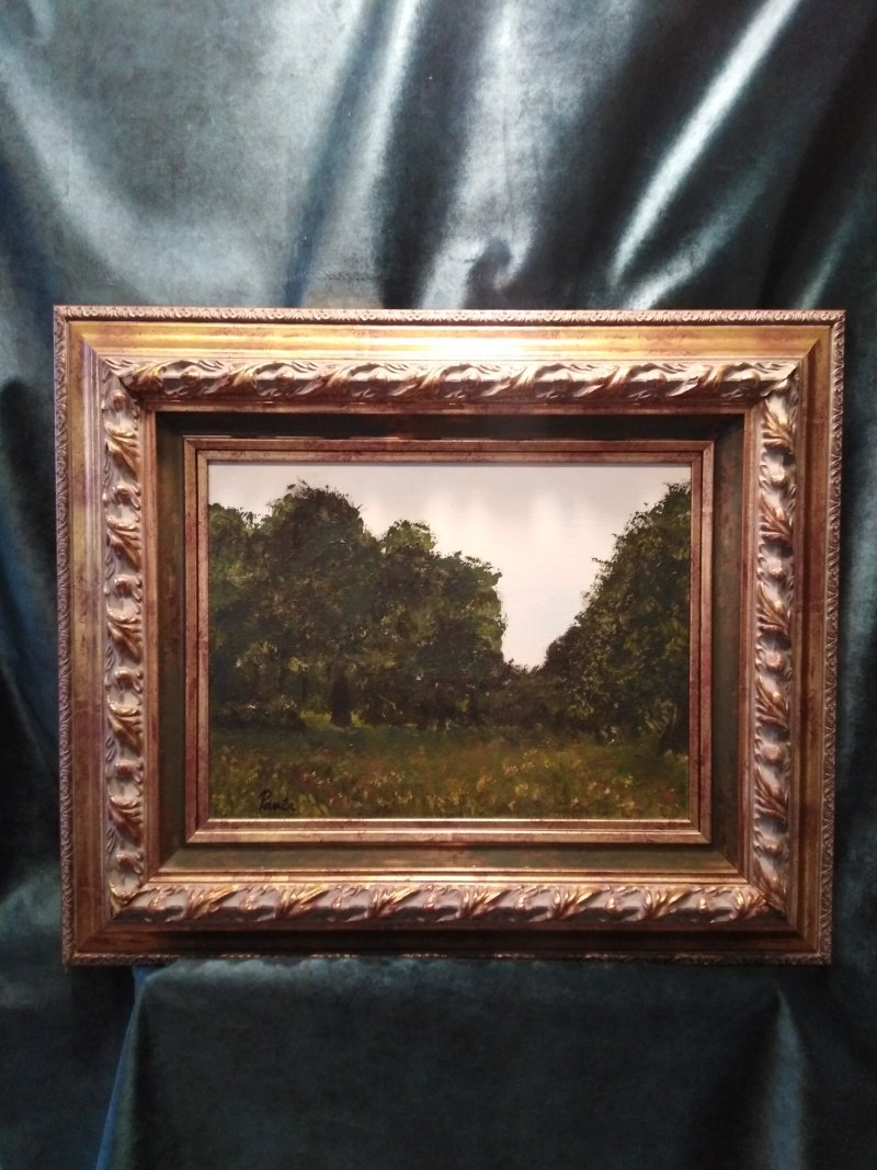 Green summer, Painting Slaviša  Petković Panča