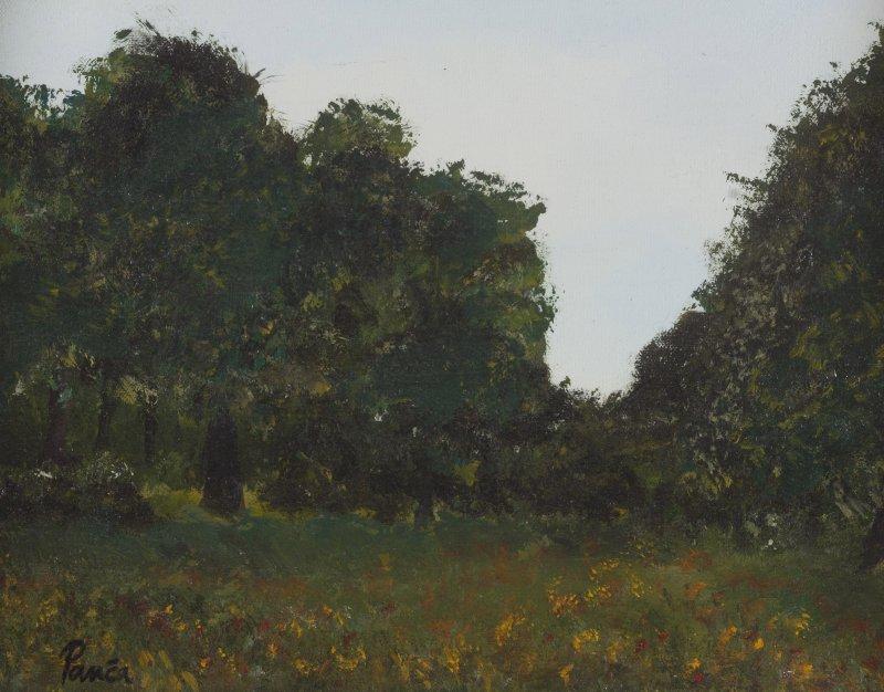 Green summer, Painting Slaviša  Petković Panča