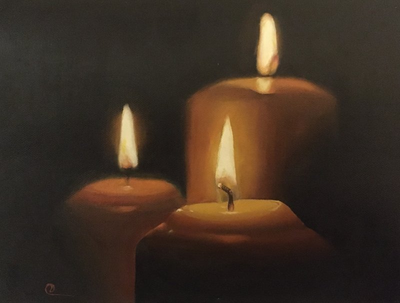 Light, Painting Mirjana Dokmanović