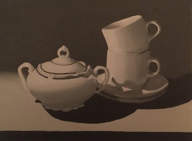 The Coffee is Ready, Painting Mirjana Dokmanović