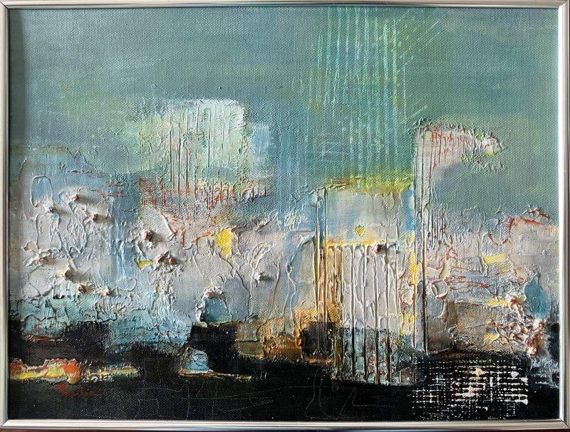 Construction site, Painting Jasminka Radić