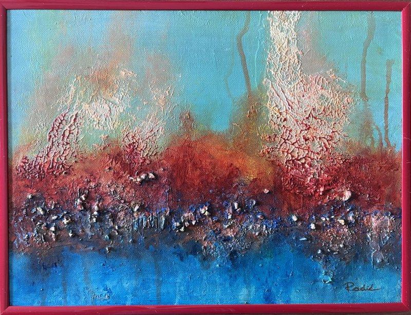 Fire and water, Painting Jasminka Radić