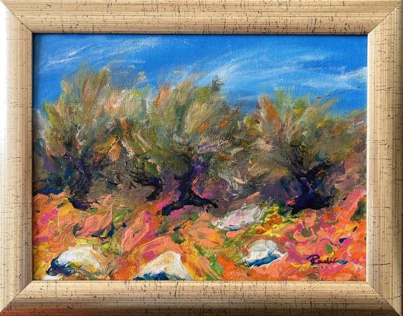 Olive grove, Painting Jasminka Radić