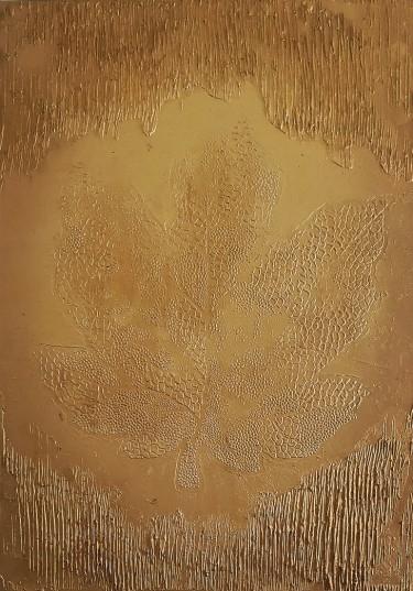 Golden leaf, Painting Zvezdana