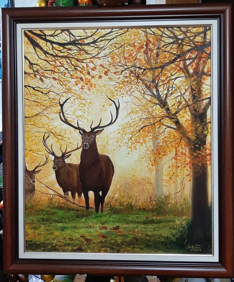 "Jeleni", Painting Stana Kovački