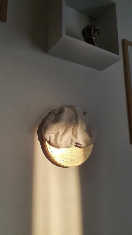 Zlatni dodir - 3D teksturalna skulptura, Slika Mirjana Fat