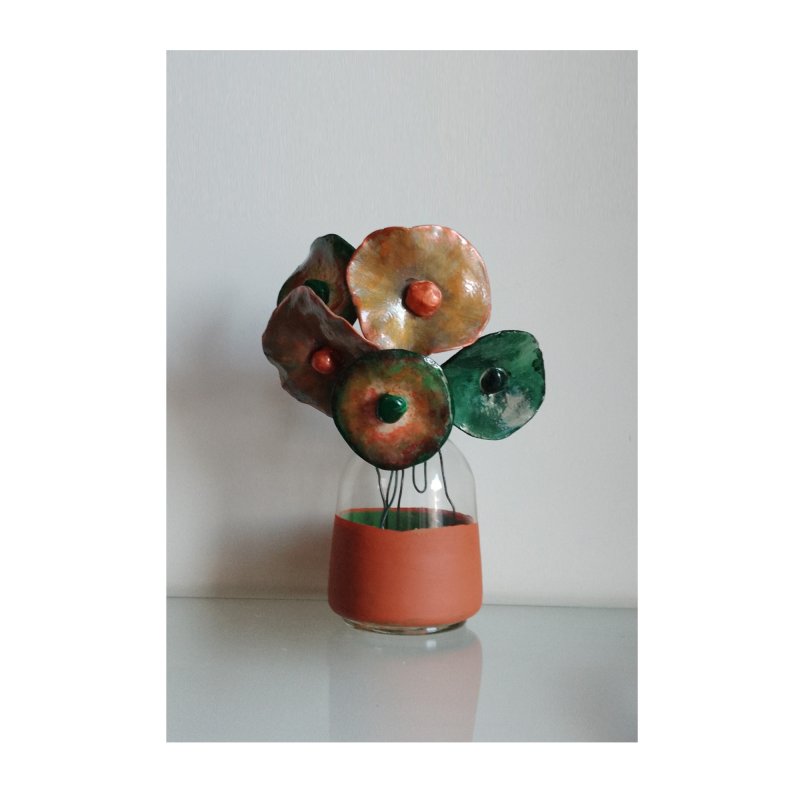 The flowes, Sculpture Mirjana Panic