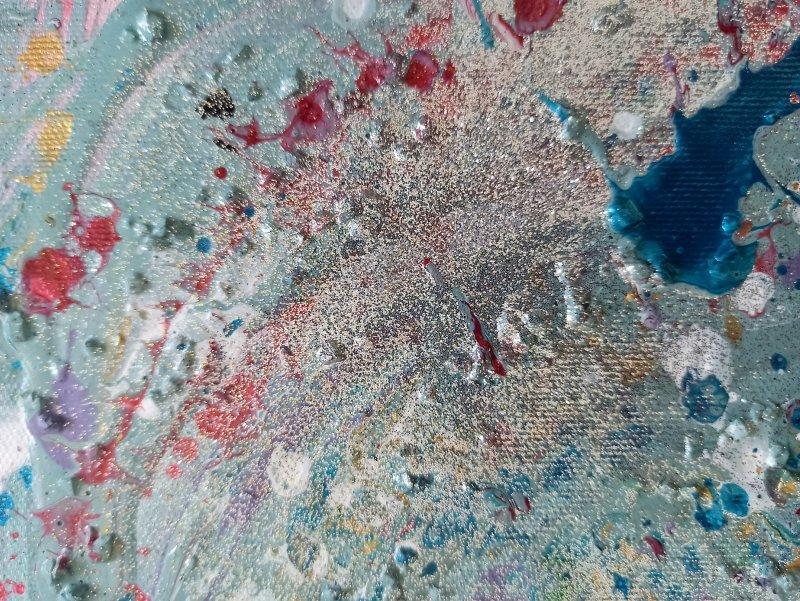 Abstract Lonely man, Painting Uliana Saiapina