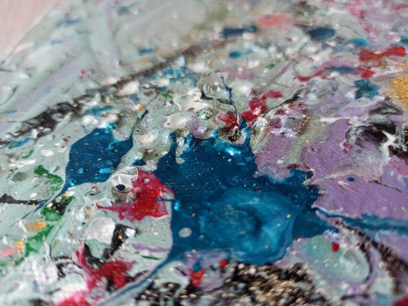 Abstract Lonely man, Painting Uliana Saiapina
