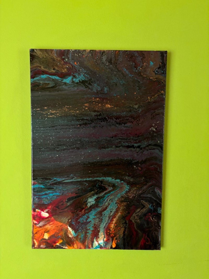 Milky way, Painting Verica Živanović Cvetković