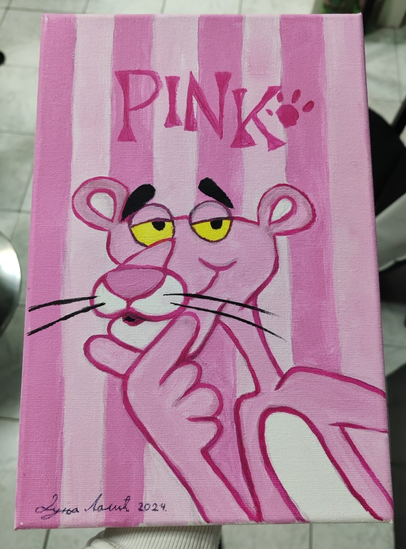 Pink Panther, Painting Dunja Lalić