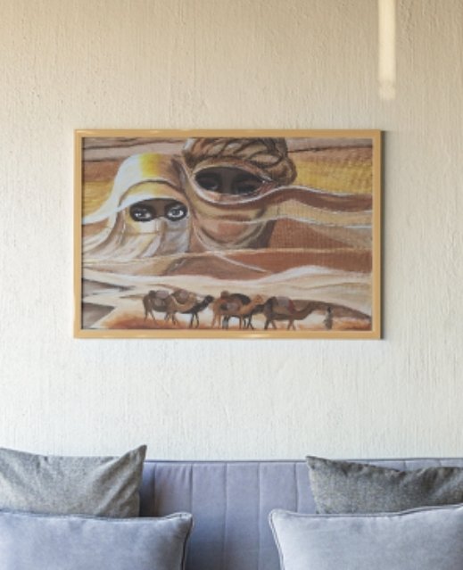 Desert, Painting Dunja Lalić
