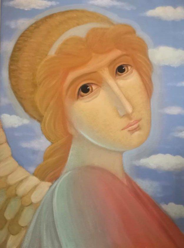 Angel, Painting Dejan Milićević