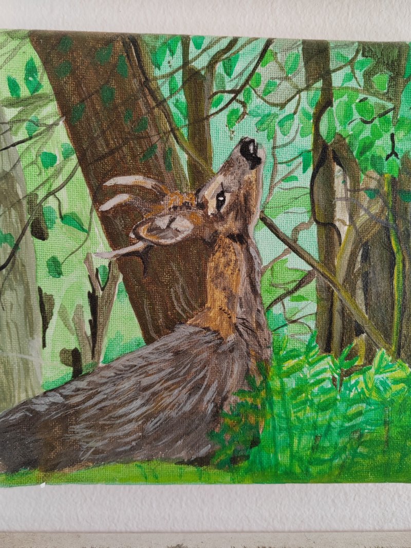 DEER, Painting MARINA SAMARDŽIĆ