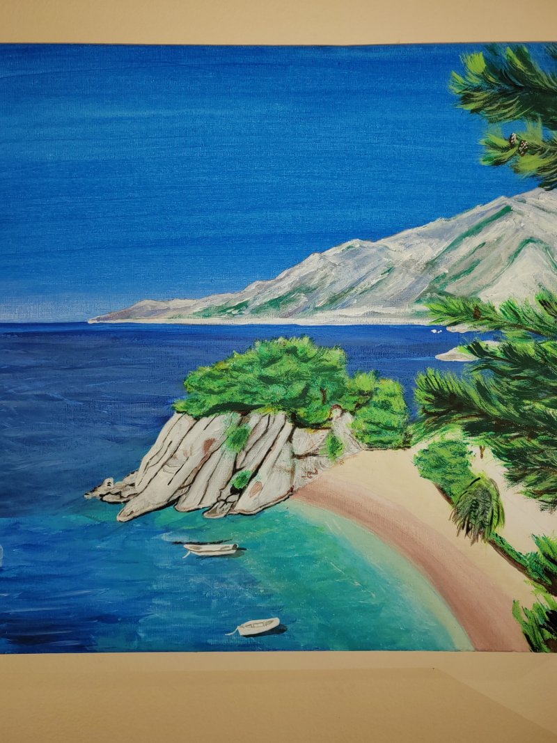 BEACH, Painting MARINA SAMARDŽIĆ