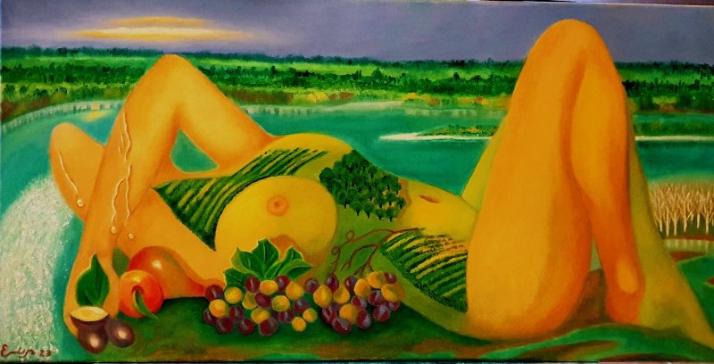 Mountain of Fruska Gora, Painting Emilija Ristic