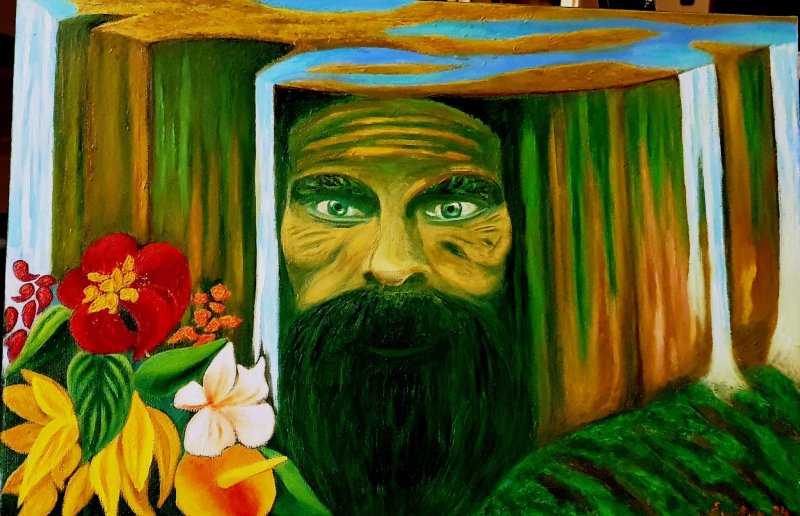 Roraima mountain Venezuela, Painting Emilija Ristic