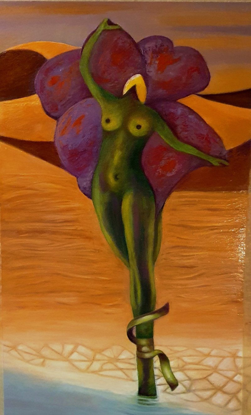 Ramonda serbica, Painting Emilija Ristic