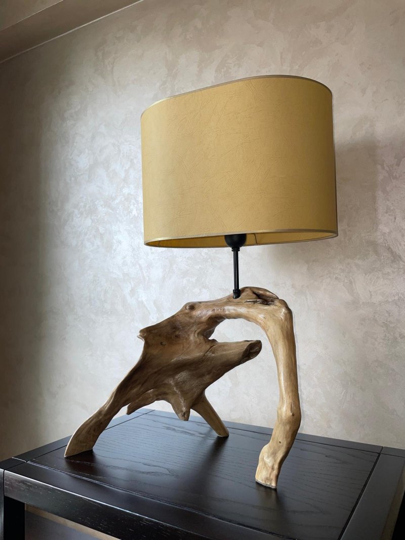 Lamp unique wooden, Handicraft Zdenka Matić Jasenski