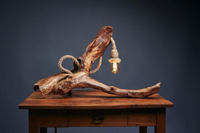 Lampa wood craft, Handicraft Zdenka Matić Jasenski