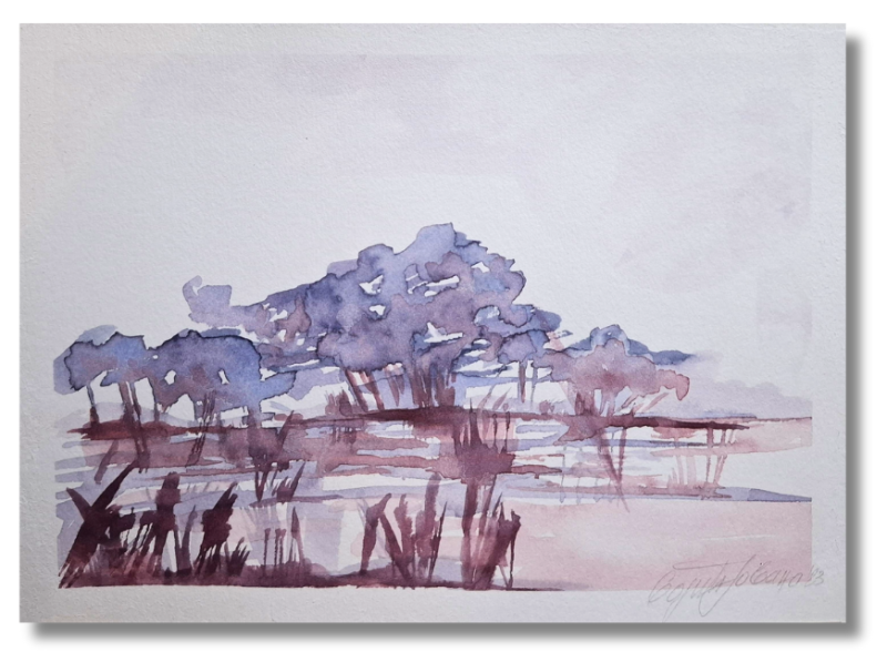 Treetop, Painting Jovana  Bojić