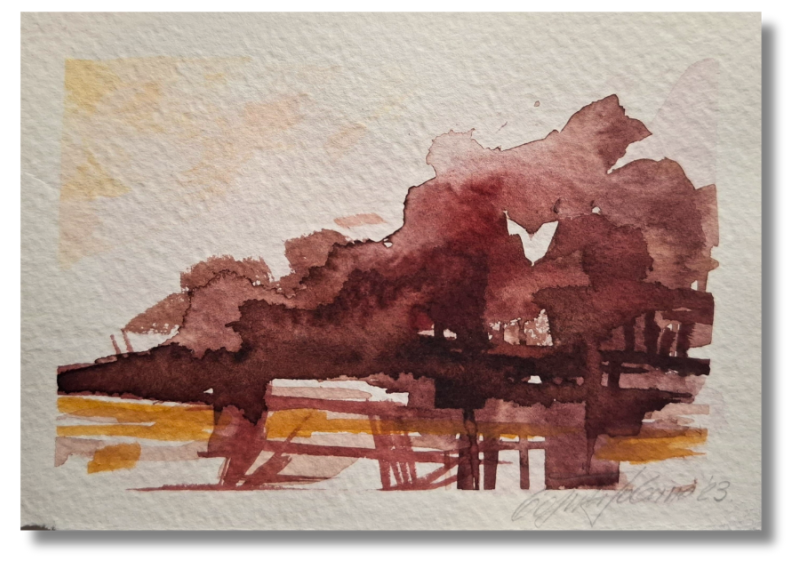 Postcard 3, Painting Jovana  Bojić
