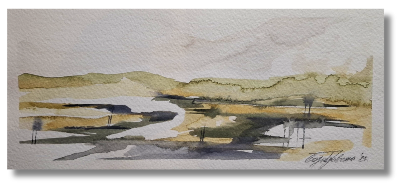 Horizon 3 - silence, Painting Jovana  Bojić