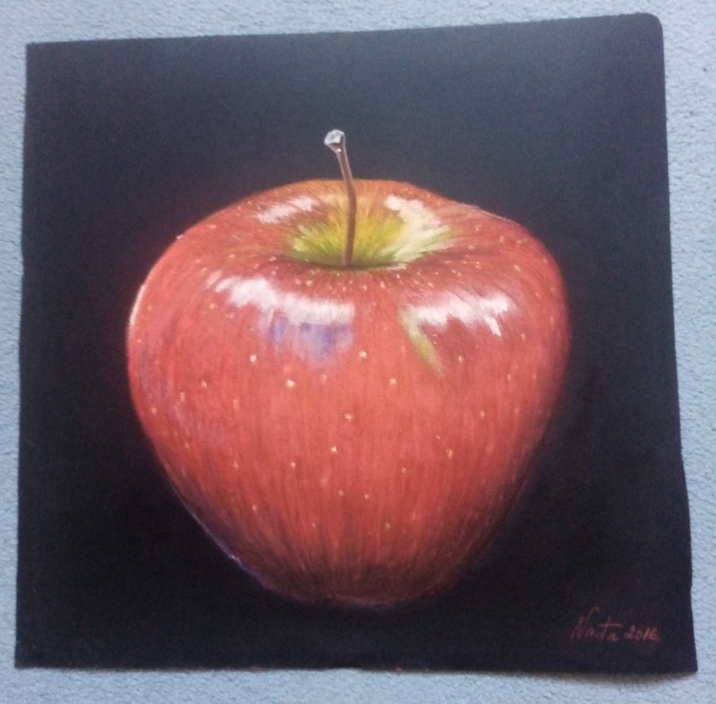 The apple La pomme, Painting Nadja