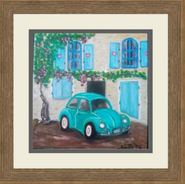 Oldtimer Buba volkswagen, Slika Nadja