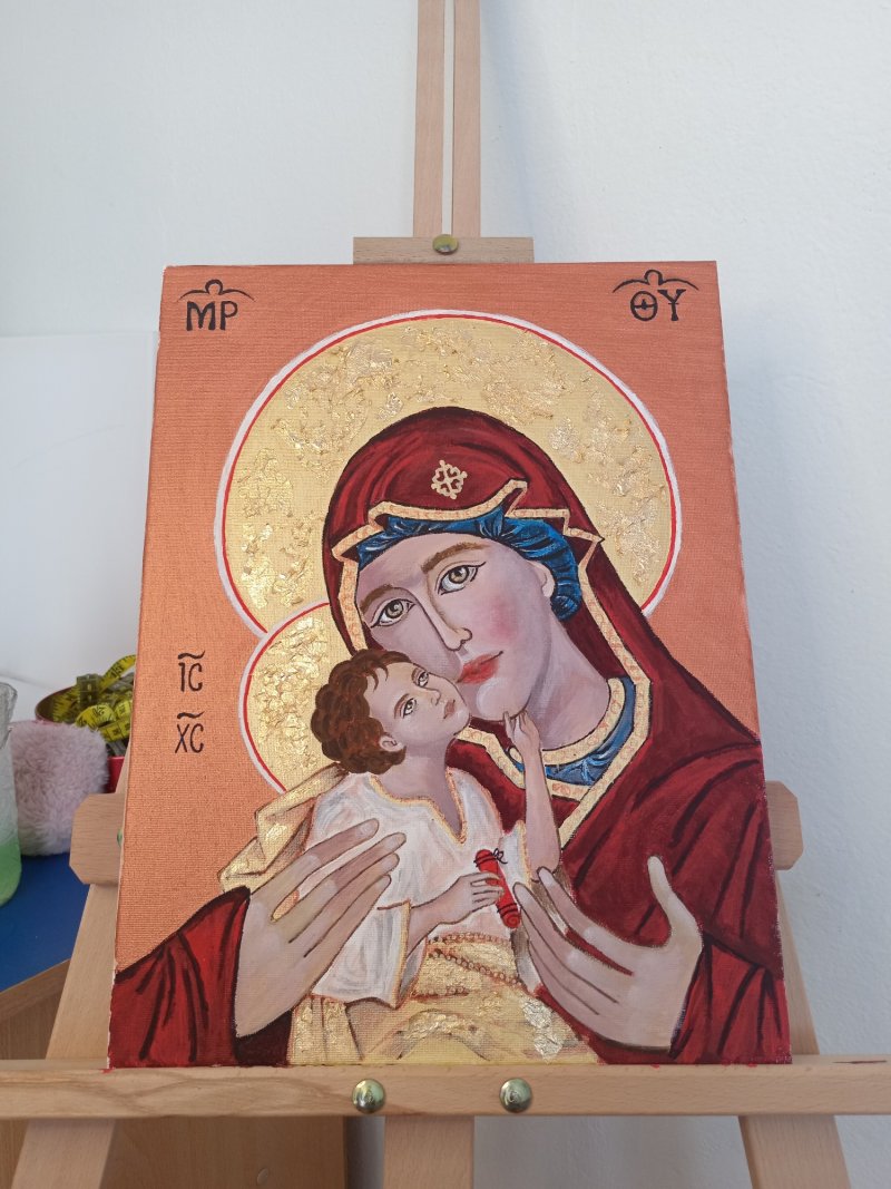 PRESVETA BOGORODICA I ISUS HRISTOS, Slika Teodora Radovanovic