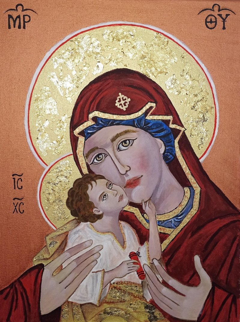 PRESVETA BOGORODICA I ISUS HRISTOS, Slika Teodora Radovanovic