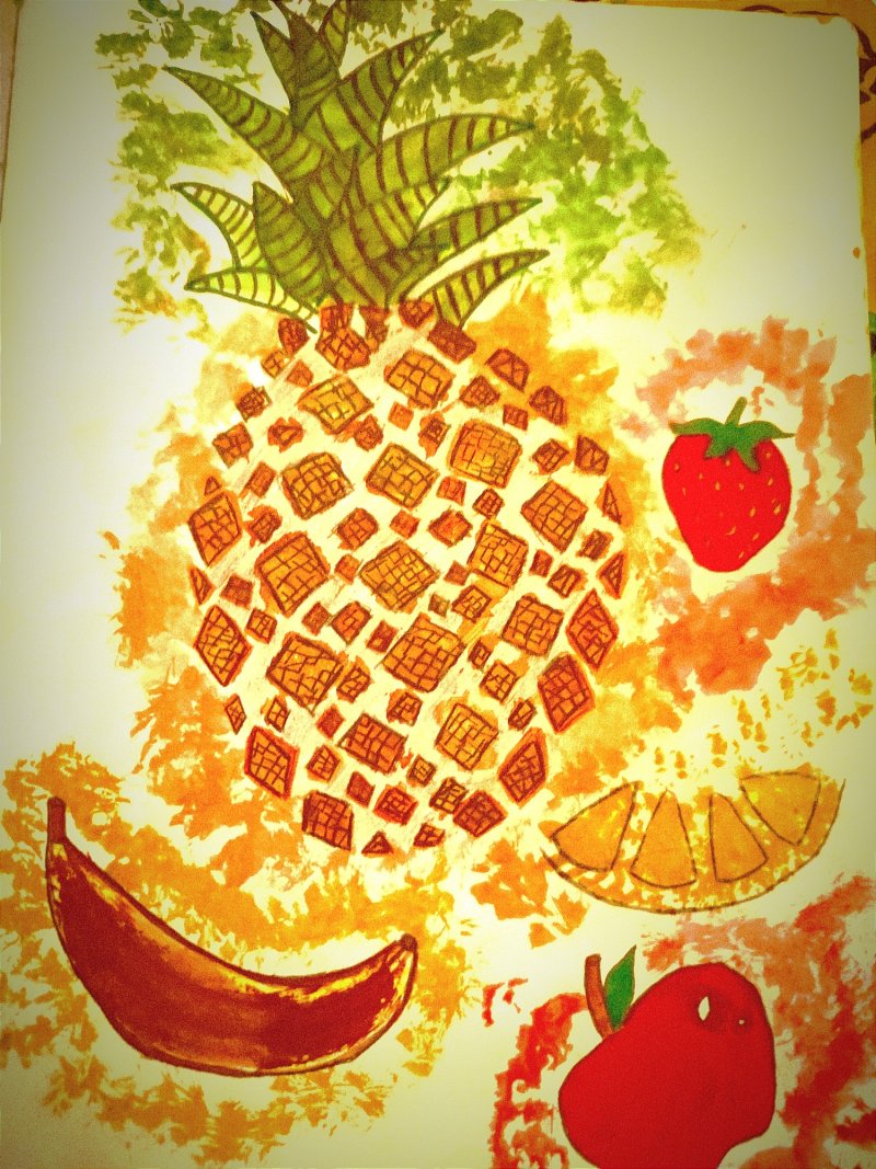 Fruit, Painting Teodora Ćulibrk