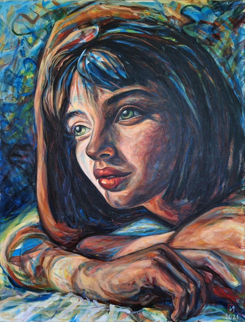 In the light, Painting Igor Stević