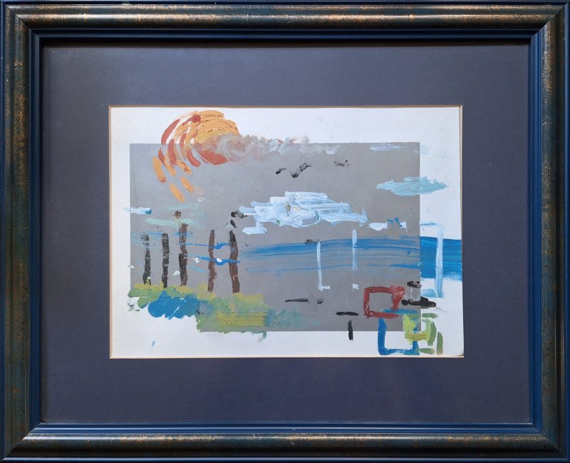 Dry sea, Painting Igor Stević