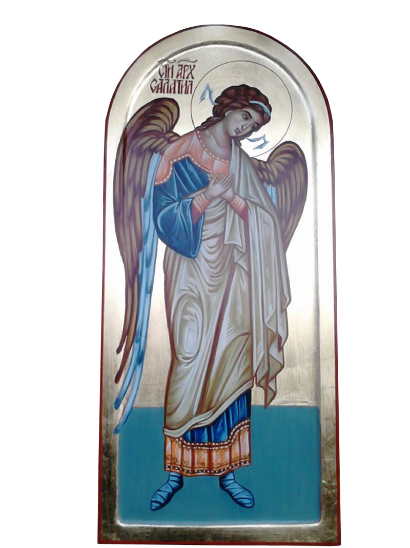 Icon of Saint Archangel Selaphiel, Painting Dragana Zivadinovic